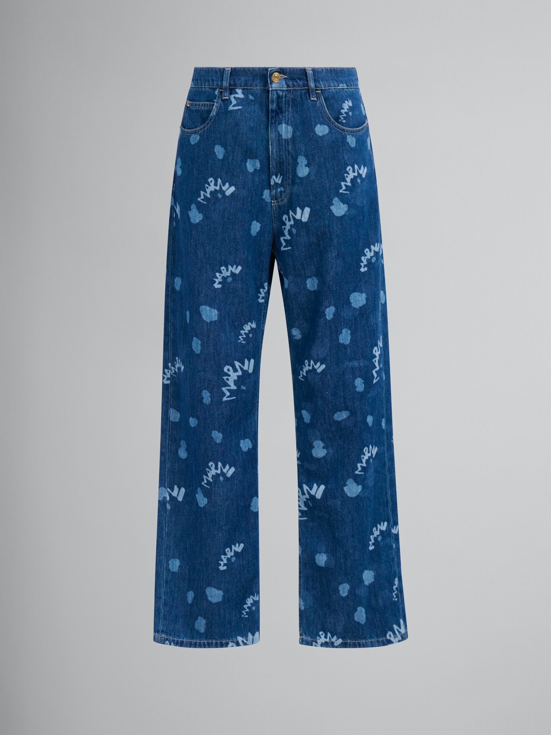 Marni Dripping Lightweight Denim