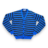Marni Mohair Striped Cardigan - Blue