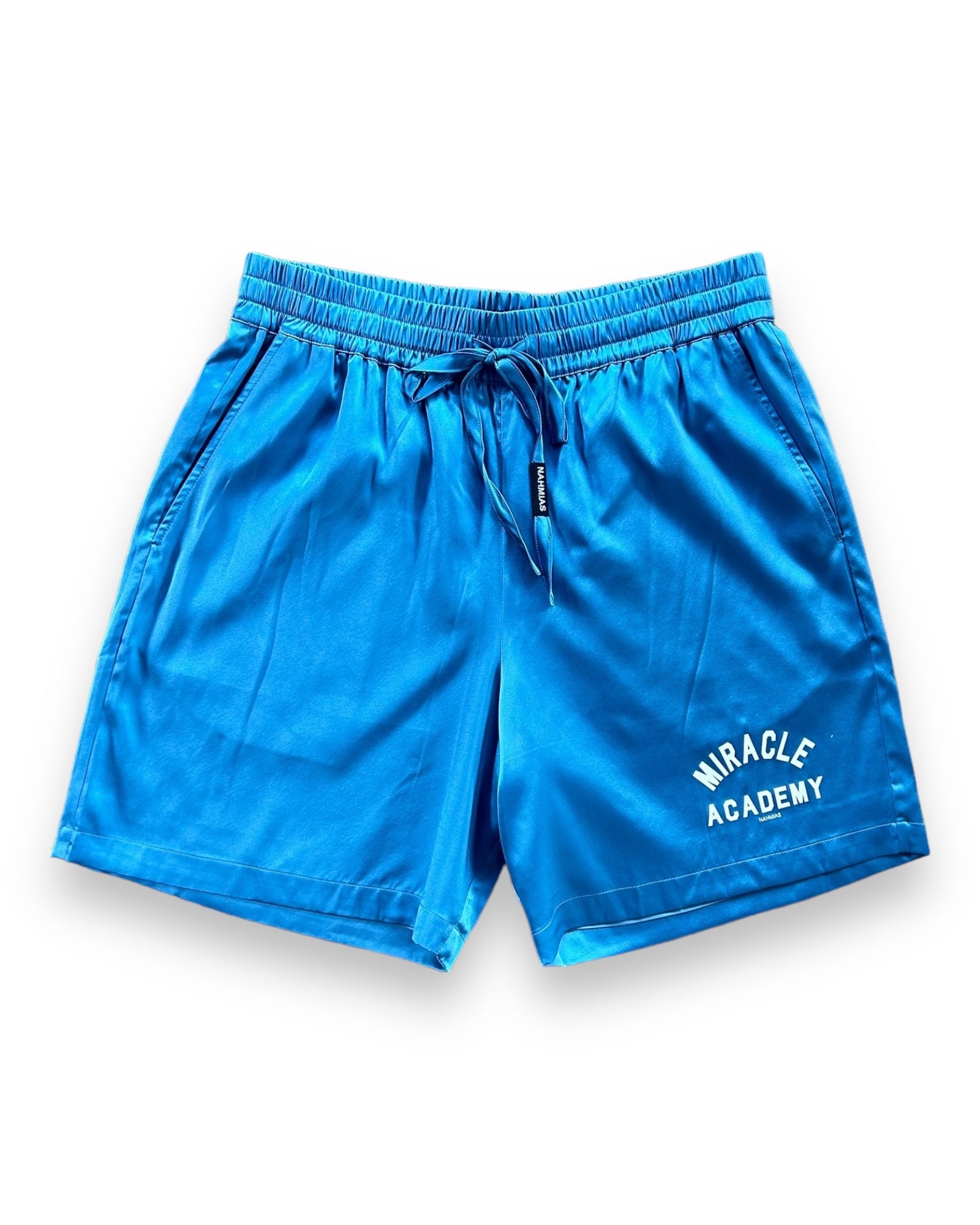 Nahmias Miracle Academy Silk Shorts - Blue