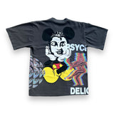 CRTFD All Over Print Mash Up Tee - Vintage Black