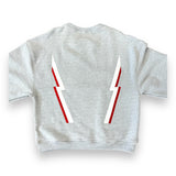 Rhude Lightning Crewneck - Grey