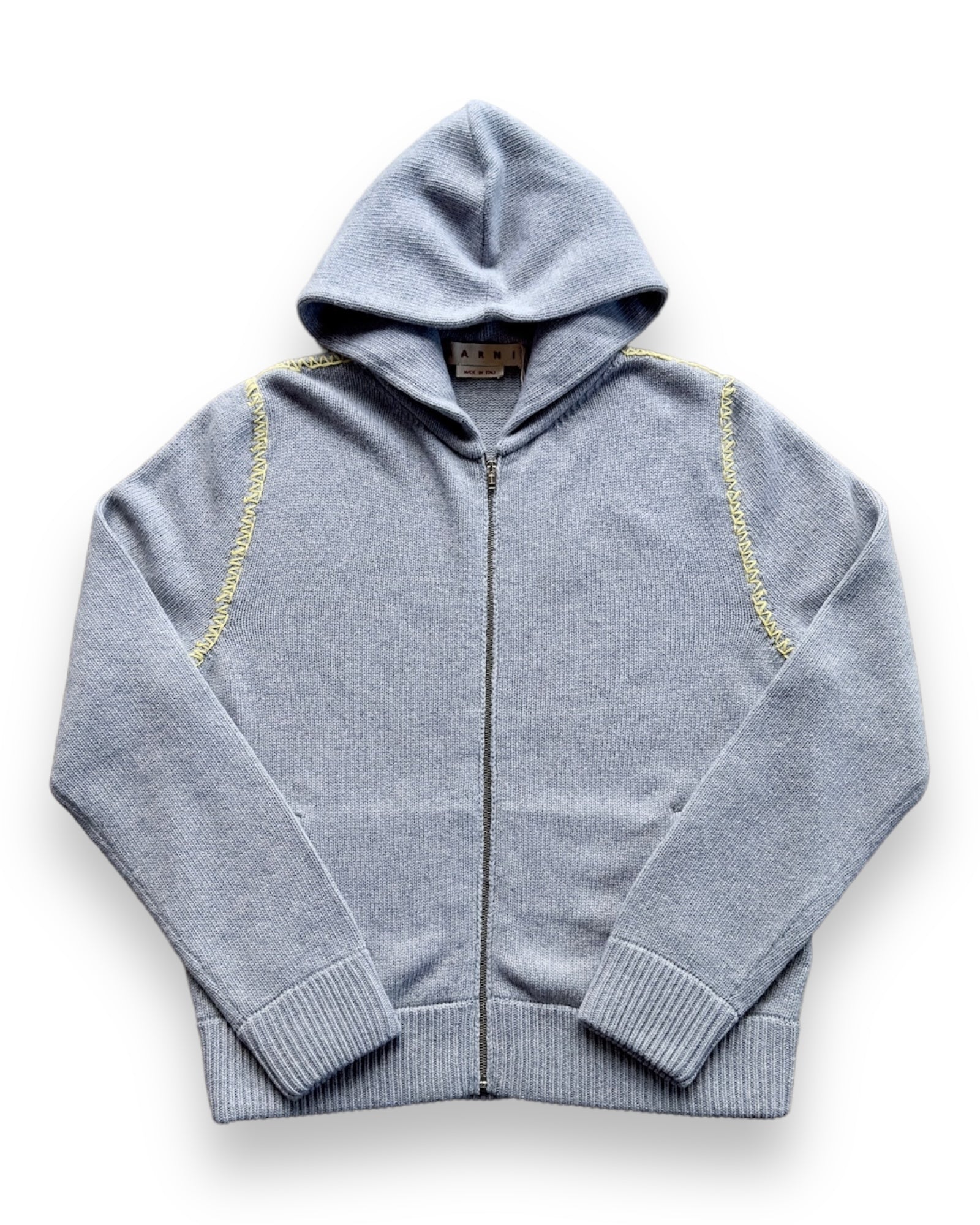 Marni Cashmere Zip Hoodie - Grey