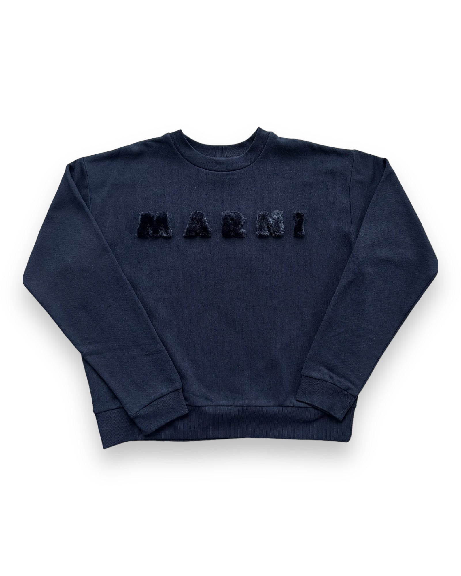 Marni Brushed Organic Cotton Sweatshirt - Black