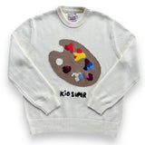 Kidsuper Paint Palette Knit Sweater - Natural