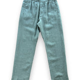John Elliott Linen Easy Trouser - Sage