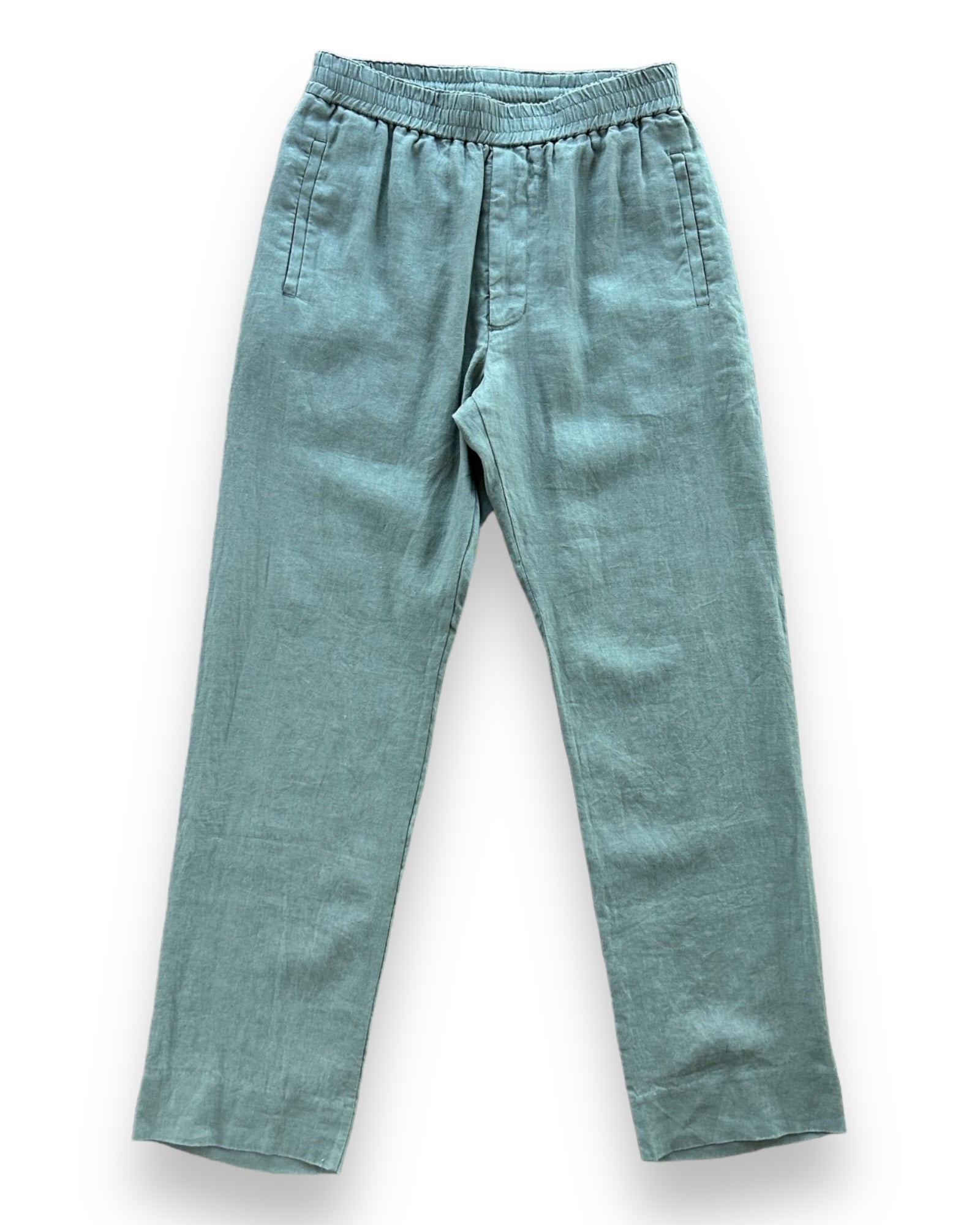 John Elliott Linen Easy Trouser - Sage