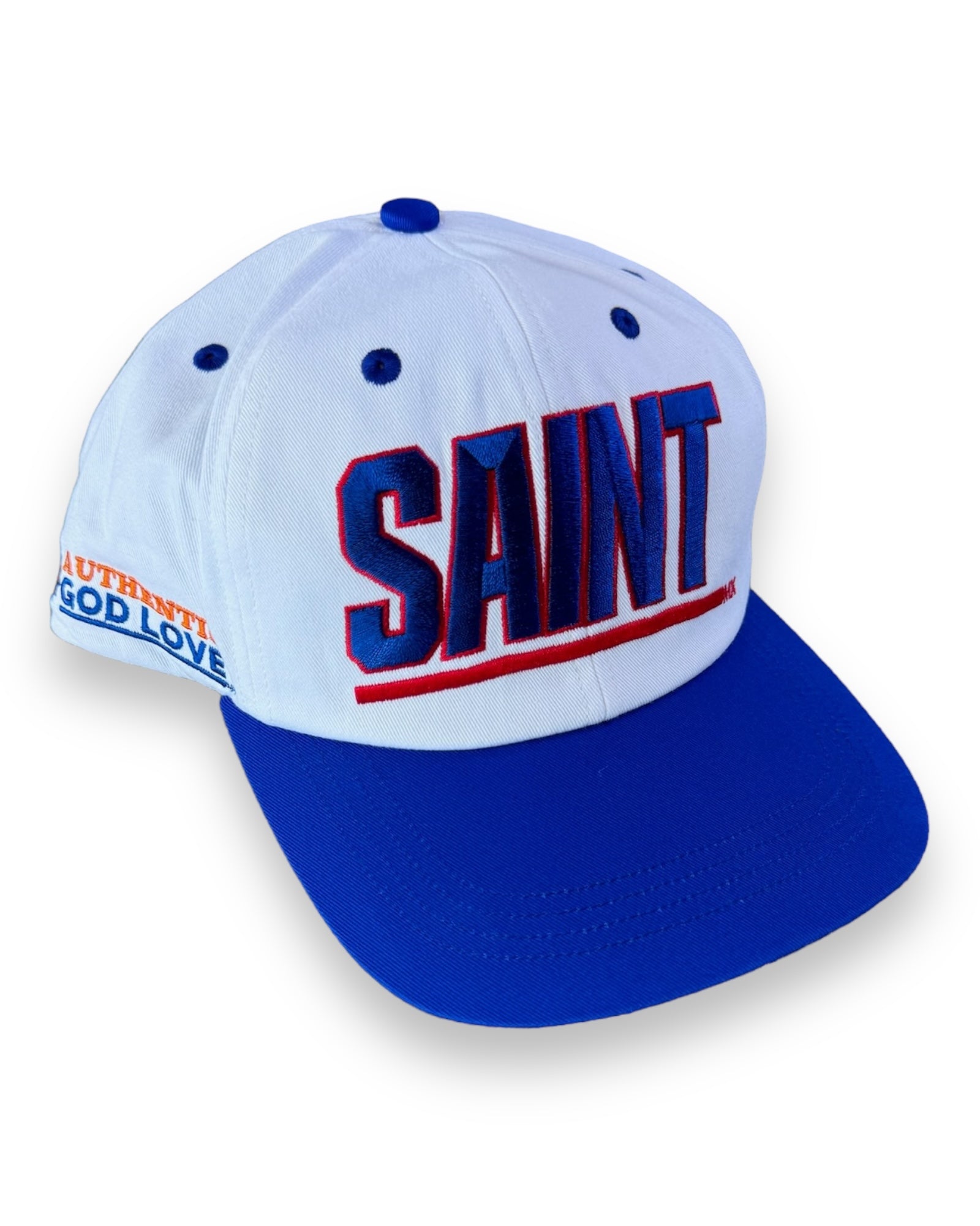 Saint Mxxxxxx Hat - White/Blue/Red