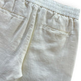 John Elliott Linen Easy Trouser - White