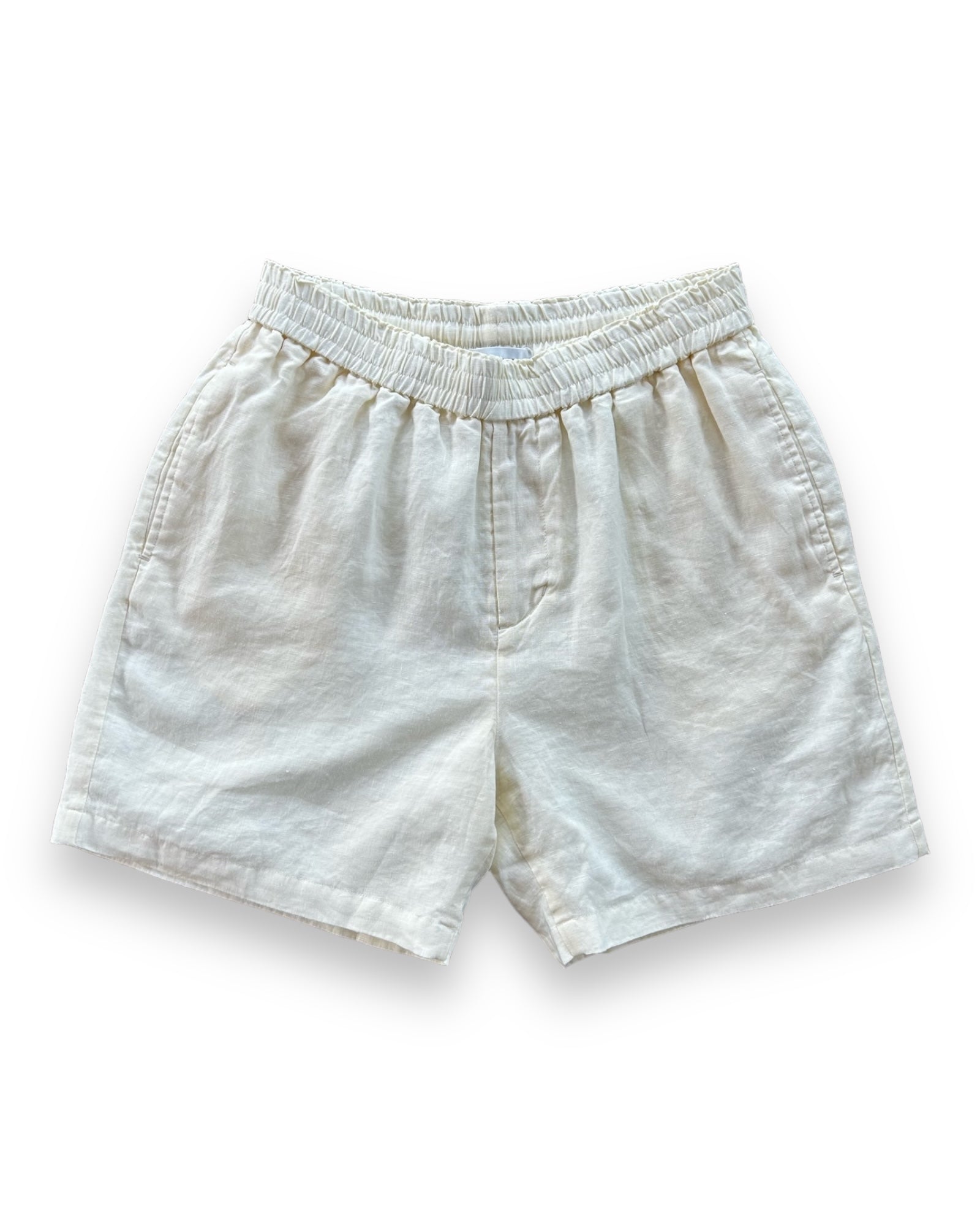 John Elliott Linen Easy Short - White