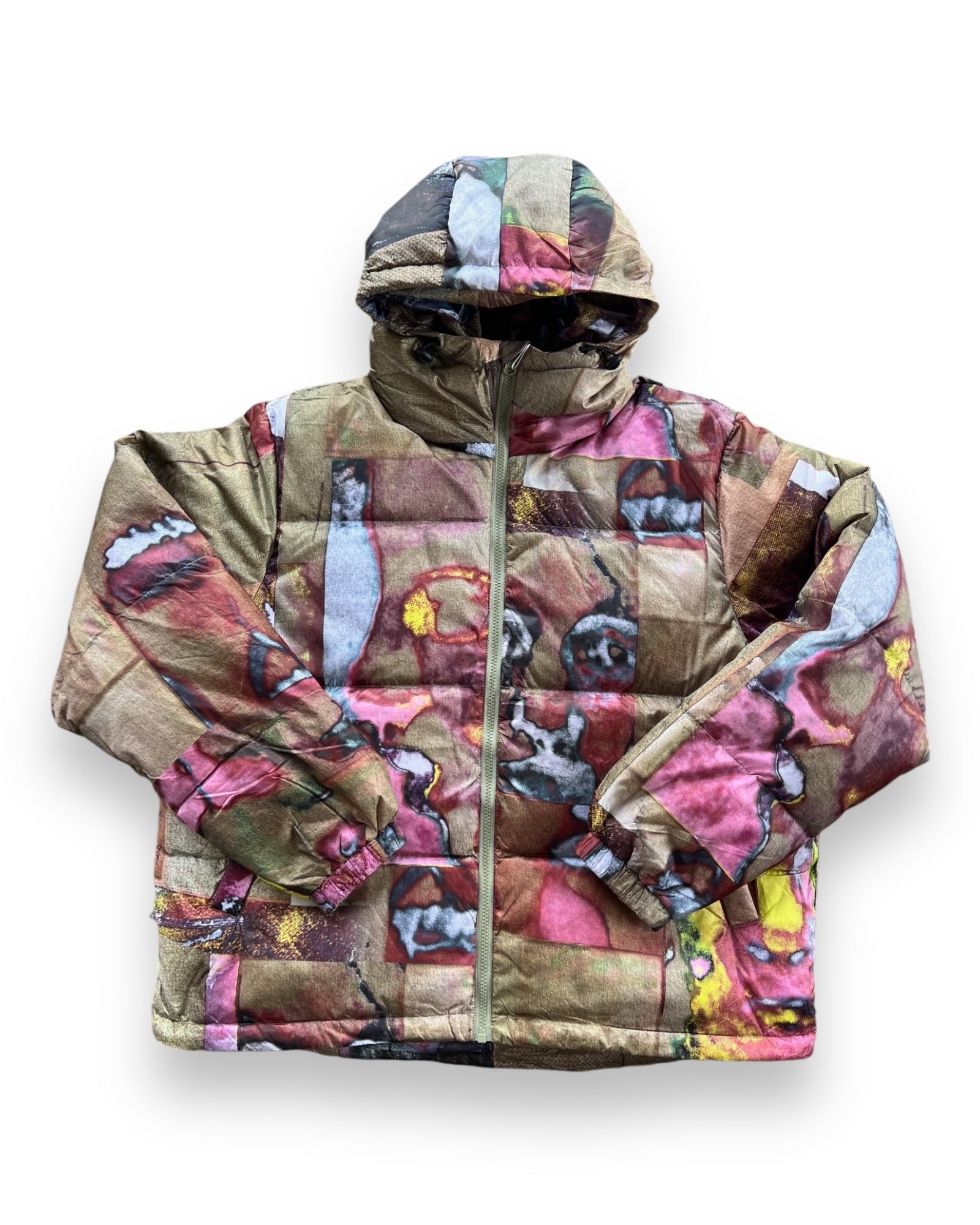 Kidsuper Printed Faces Collage Puffer - Multi