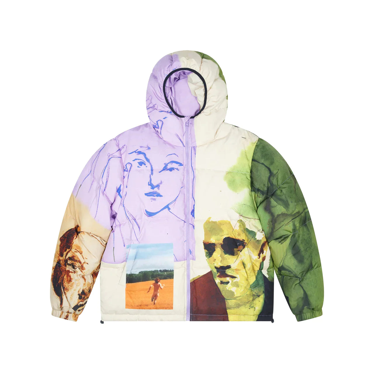 KidSuper Printed Shiny Puffer - Multi