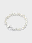 Hatton Labs White Crystal Pearl Bracelet